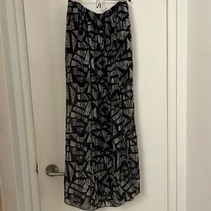 Tribal Print Maxi Skirt